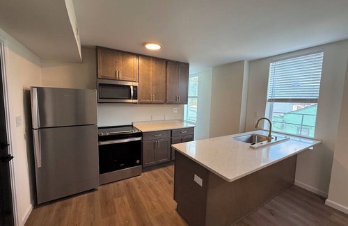 Cincinnati Apartment | Chic Urban Retreat - Modern Design, Smart Fans, Stainless Kitchen