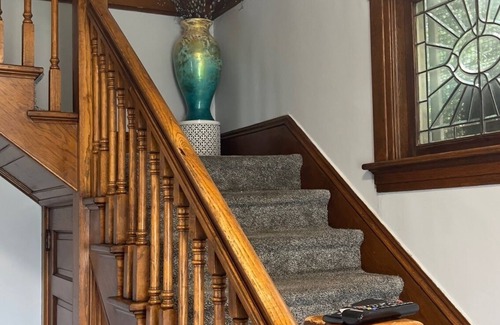 Michigan City Apartment | Chill 1BR Spot w/Private Bath, A/C, Wi-Fi, Coffe, Microwave & Fridge