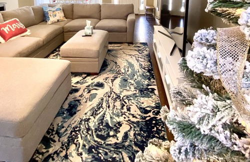 Flowery Branch House | Christmas Decorated with 6 queen beds