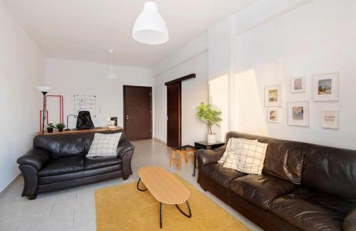 Larnaca City Centre Apartment | City Center Top Floor Big Balcony 2BR Close to the Beach