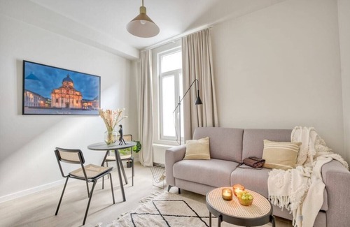 Kunstenkwartier Apartment | City Comfort: Modern Studio in Ghent