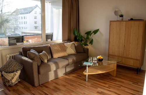 Loehne Apartment | City Prize Löhne Küche Balkon Parken Netflix 5 Personen