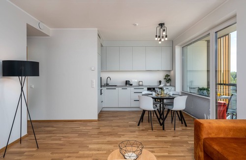 Tartu Apartment | Citygate Apartment With SUN Balcony