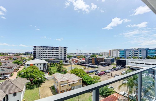 Chermside Apartment | Cityscape Comfort 2BR Abode w/ Balcony & Parking