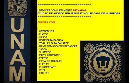 Santo Domingo House | CIUDAD DE MEXICO UNAM Guest House Casa de Huespedes