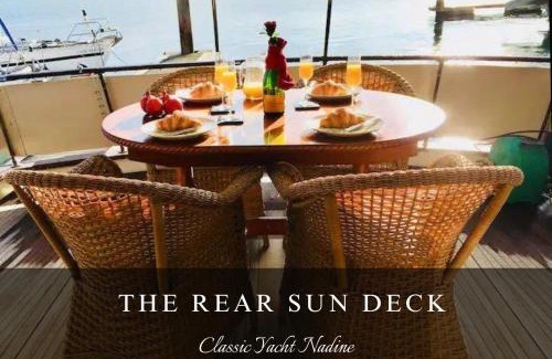 Poole Boat Rental | Classic Yacht Nadine in Poole Harbour, Dorset, with a Hot Tub Jacuzzi