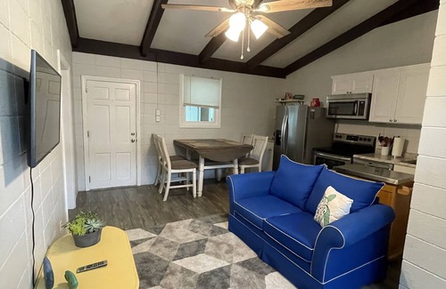 Crescent Beach Cottage | Clean, cozy 2 BR beach cottage/pets ok/2 min walk to beach & ice cream shop