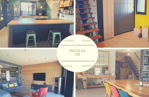 Plouescat Villa | Close to beaches, Villa Smile with heated pool. Sleeps 8