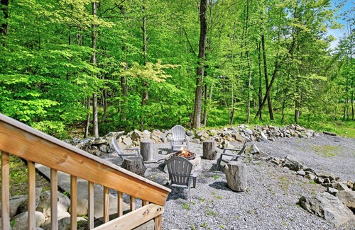 Lake George Cabin | Close to Town - Deck & Fire Pit - Pet Friendly