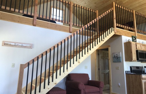 Stowe Area Cabin | Clover Meadow "barn" Cabin, Bright and open with beautiful views