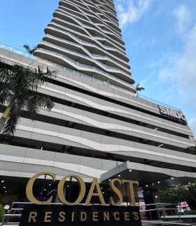 Pasay Apartment | Coast Residence 4026 PENTHOUSE 1 Bedroom Condo with Wifi & Netflix