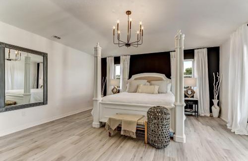 Vilano Beach House | Coastal Cabana Heated Pool Walk to Beach