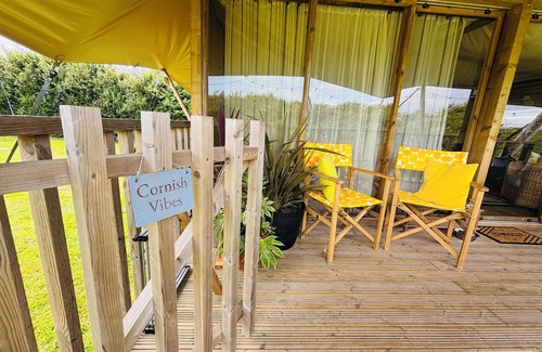 Torpoint RV Rental | Coastal Charm: Luxury Safari Tent (Cornish vibes) Rame Peninsula Glamping