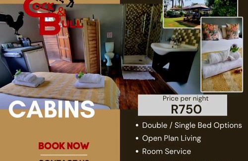 Hartbeespoort Cabin | Cock & Bull Restaurant - Pub - Accommodation