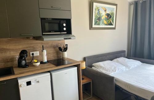 Bourgenay Apartment | Coco studio 2 adultes et 2 enfants avec terrasse vue sur le Lac et accès parc aquatique gratuit