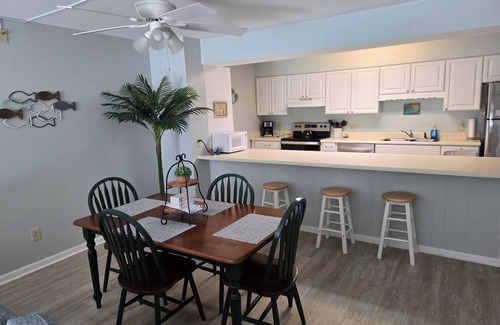 Indian Beach Condo | Colony by the Sea 110 2BR/2BA Oceanfront Condo | Family-Friendly Complex