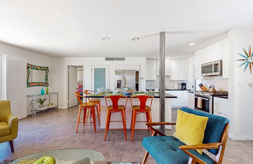 Araby Commons House | Color-filled charmer with pool & tennis access, patios, and AC