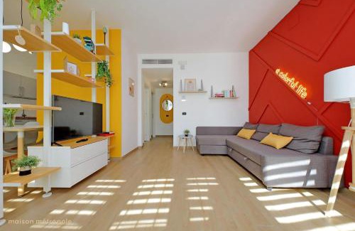Rome Apartment | Color House, roof garden & parking