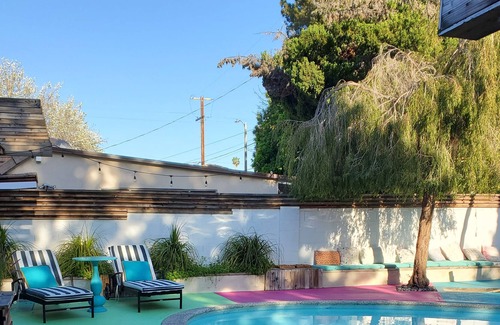Winnetka Villa | Colorful boho style villa with pool