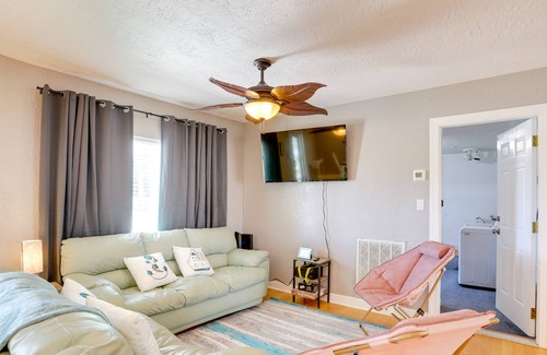 Disston Heights House | Colorful Coastal Home w/ Pool, 6 Mi to Beach!