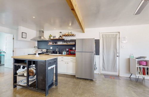 Wonder Valley House | Colorful desert home with incredible views, pool, hot tub, and A/C
