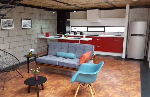 Alvaro Obregon Apartment | Colorful Industrial Loft 2