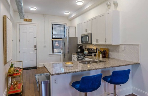 Mount Auburn Apartment | Colorful Oasis | Mulberry
