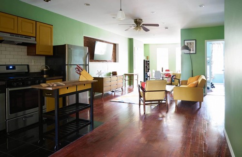 Bushwick Apartment | Colorful Sunny family friendly Apartment