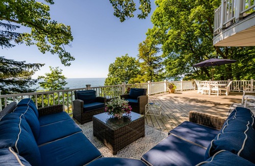 Shorewood-Tower Hills-Harbert House | Colossal Lakefront Home in Sawyer!