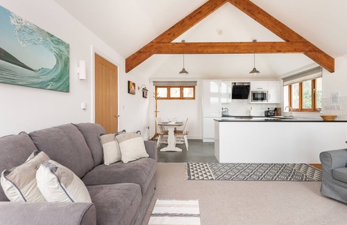 Bude Cottage | Combermere Cottage, Bude, glimpses of canal & Sea