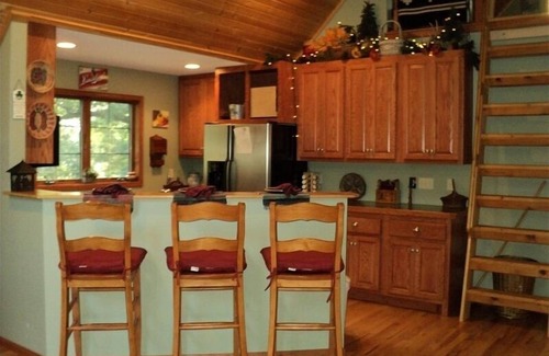 Pepin Ski Chalet | Come to Where the Eagles Soar! Firewood included with winter stays!
