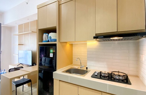 Cikarang Apartment | Comfort And Simply Design Studio At Vasanta Innopark Apartment