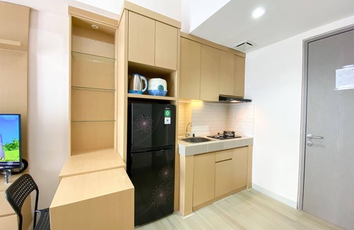 Cikarang Apartment | Comfort And Simply Design Studio At Vasanta Innopark Apartment