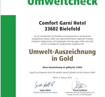 Bielefeld Hotel | Comfort Garni Stadtzentrum Hotel