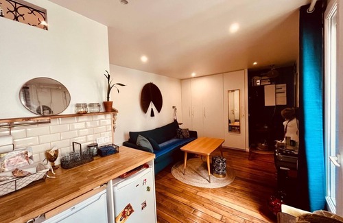 Quartier de la Goutte-d'Or Apartment | Comfort Studio 18th close to Sacré Coeur