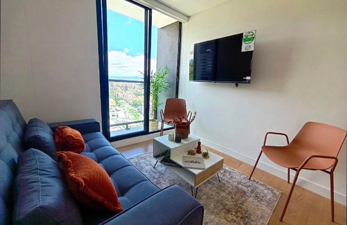 Usaquen Apartment | Comfort with panoramic balcony, parking, Usaquén