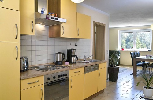 Fuhlendorf Apartment | Comfortable apartment, in a quiet forest location, a few minutes' drive. to the beach