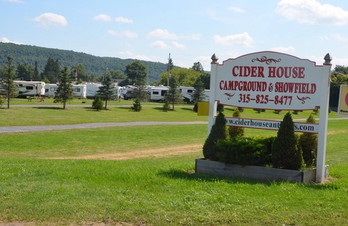 Bouckville House | Comfortable RV located on a full service campsite in the Ciderhouse Campground