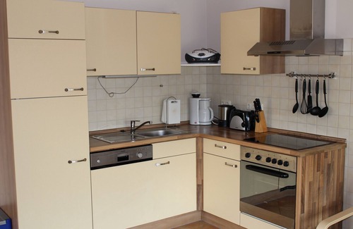 Pruchten House | comfortable semi-detached house with sauna & fireplace for 4 people