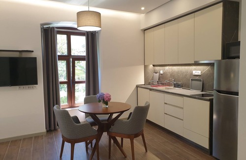 Skaljari Apartment | Comfortable studio apartment with patio, two minutes walk from the nearest beach