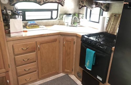 Rumford Center House | Comfy camper rental in the Western Mountains of Maine