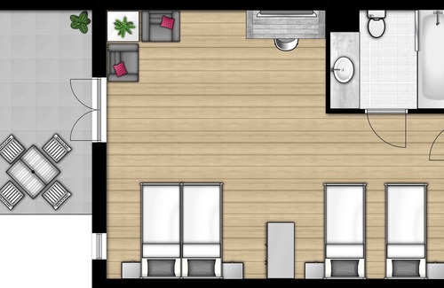 Municipality of Hellevoetsluis Apartment | Comfy family room with balcony, close to the beach