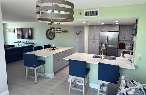 Fort Pierce Shores Condo | Completely Remolded Relaxing Beach View Condo