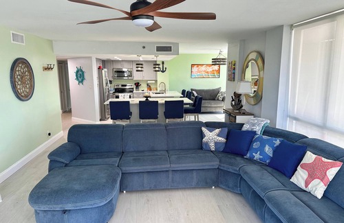 Fort Pierce Shores Condo | Completely Remolded Relaxing Beach View Condo
