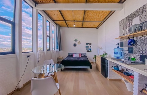 Cholula Apartment | Con VISTA espectacular de San Andrés Cholula, Puebla. Pueblo magico