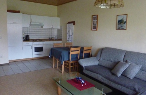 Beltheim Condo | Condo-Mobility bath-Garden view