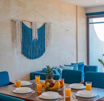 Chicxulub Puerto Apartment | Condo vista al mar, alberca rooftop Chixchulub
