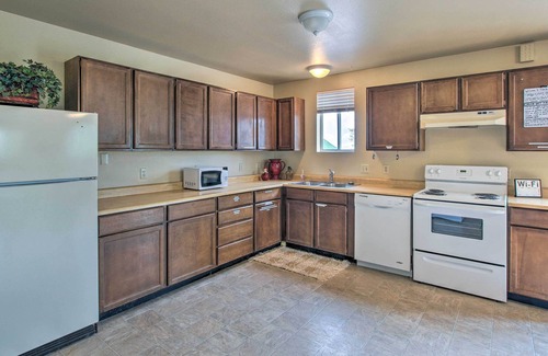 St. Charles Condo | Condo w/Balcony, Fire Pit - 6 Mi to Bear Lake