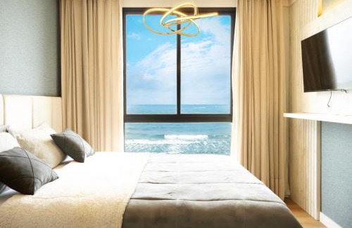 Barra Velha Apartment | Conforto e Estilo Vista para o Mar Hidromassagem Wi-Fi Ar Condicionado Vaga Privativa e a Passos da Praia