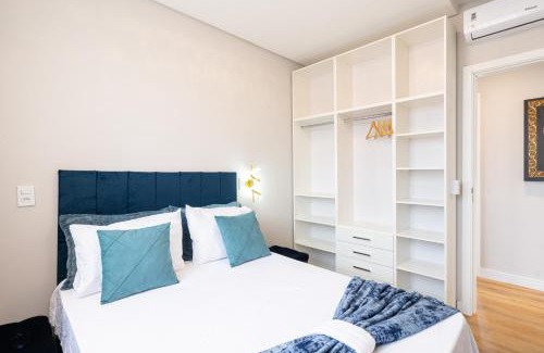Barra Velha Apartment | Conforto e Estilo Vista para o Mar Hidromassagem Wi-Fi Ar Condicionado Vaga Privativa e a Passos da Praia